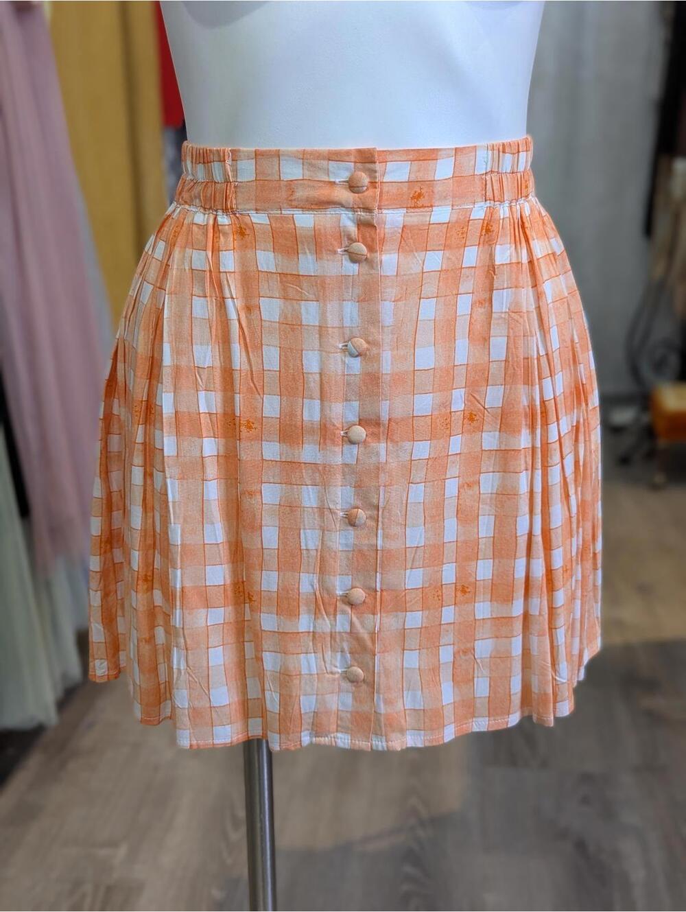 Urban Outfitters Gingham Lily Swing Skirt
